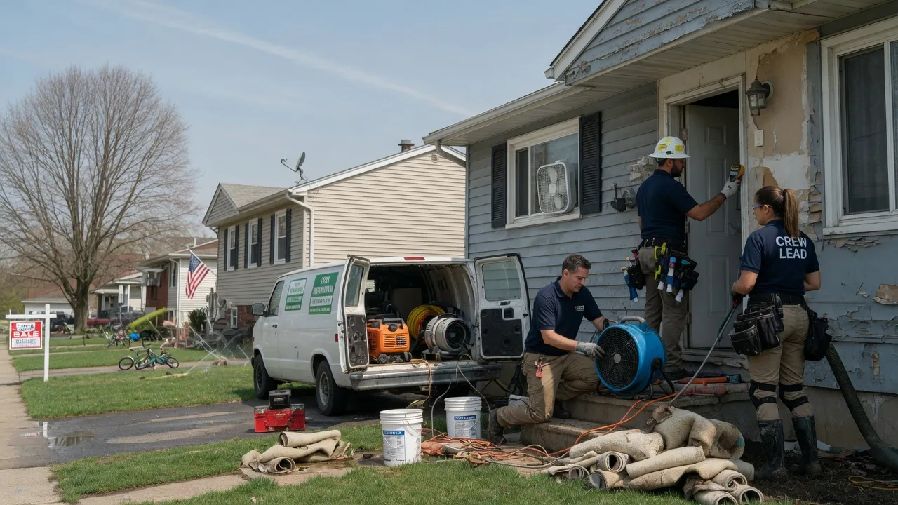 Flood Cleanup in South Range, MI near me